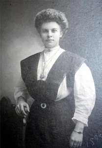 Great Old Antique 1896 Photo Young Woman Eva Wilder Hunt Cabinet Card . Nice HL - Picture 1 of 1