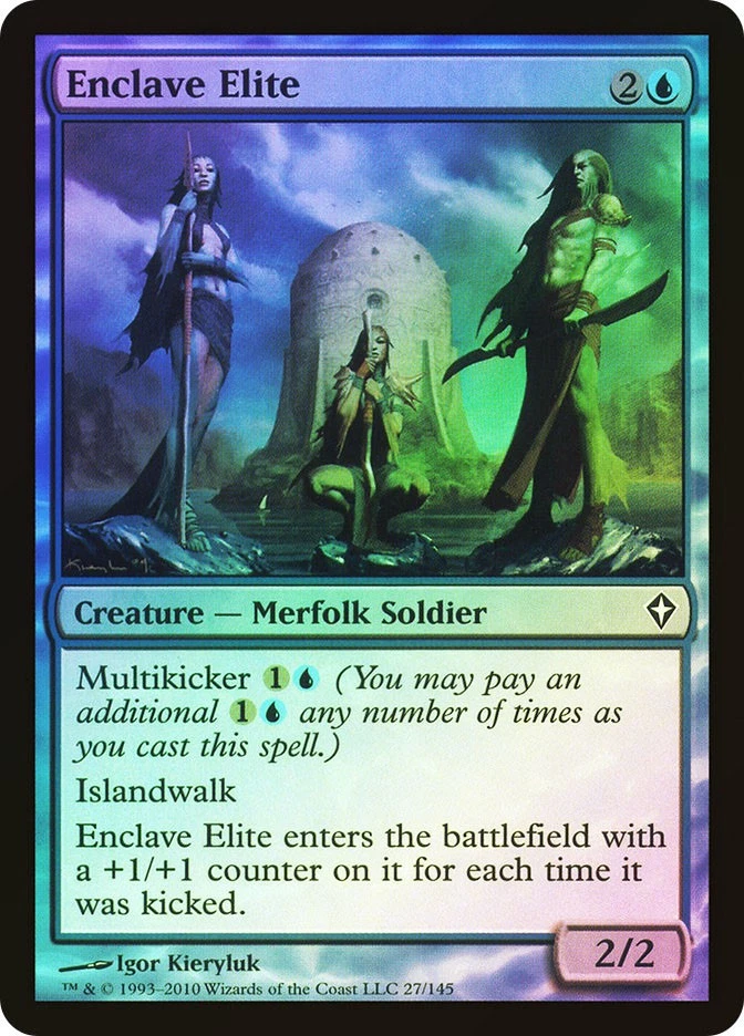 MTG FOIL Enclave Elite  - Worldwake #027 - Image 1 of 1