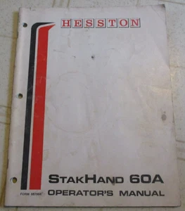 Hesston  60a Stakhand Operators Manual - Picture 1 of 4