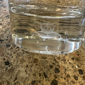 2 Crown Royal THERE’S A CODE TO BEING ROYAL 3-D Hologram Rocks Glass Never Used - Picture 1 of 5