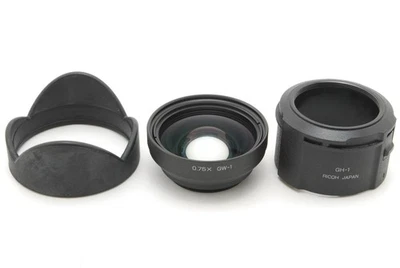 [Near Mint] Ricoh GW-1 Wide Conversion Lens + GH-1 Adaptor for GR GRII w/Hood - Image 1 of 4