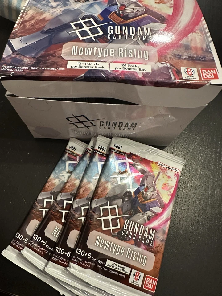 Gundam Booster GD01 Newtype Rising Englisch OVP Fabrikversiegelt, Einzelbooster - Bild 1 von 1
