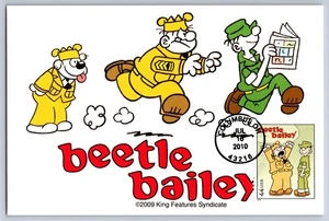 #4467 Sunday Funnies Beetle Bailey FDC Maxi Card - Picture 1 of 2