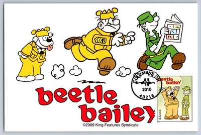 #4467 Sunday Funnies Beetle Bailey FDC Maxi Card - Image 1 of 2