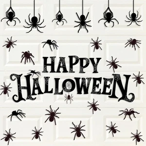 45PCS Halloween Garage Door Decorations Spider Magnets Happy Halloween Garage... - Picture 1 of 7