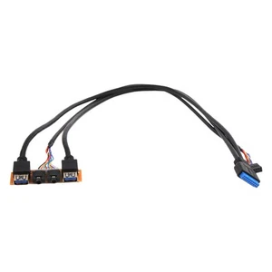 60 Cm Front GehäUse USB3.0 + USB3.0 +  Audio Buchsen AnschlüSse E / ein Pla7336 - Bild 1 von 7
