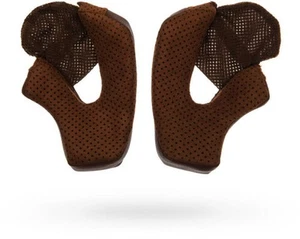 Bell Bullitt Cheek Pads Street Motorcycle Helmet Accessories - Brown / 25MM - Picture 1 of 3
