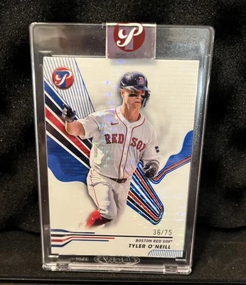 2024 Topps Pristine Blue Tyler O'Neill Boston Red Sox /75 #226 ENCASED - Image 1 of 2