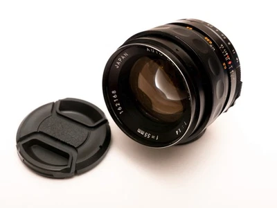 Rare/CLAed Auto Revuenon55mm f/1.4 TOMIOKA Planar lens m42 mount Digi adaptable - Image 1 of 4