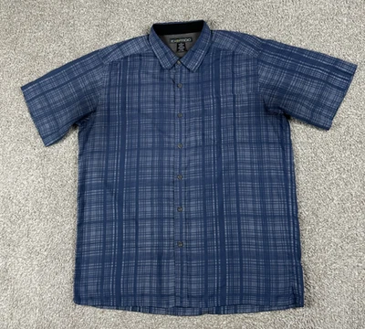 ExOfficio Shirt Mens Medium Beige Short Sleeve Button Up Travel Lightweight Top - Image 1 of 4