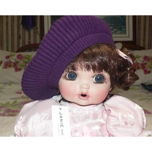 Suéter boina de punto acanalado Janie and Jack para niños pequeños en púrpura 12-24 meses precio de venta sugerido por el fabricante $26 - Imagen 1 de 4