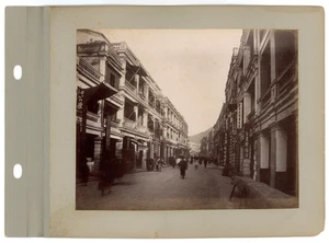 Hong Kong Street Scene 19th Century Albumen (2) Original Photos - Picture 1 of 2