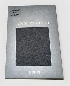 Ann Taylor Tights~2 Pair~Size Medium (5’2”-5’8”, 115-145lbs) Light Heather Grey - Picture 1 of 6