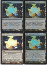 MTG Foil 4X Naya Panorama X4 Shards of Alara Magic - Played