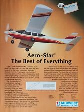 Midwest Aero Star .40 Airplane Trainer RC Print Ad Wall Art Decor Ephemeral