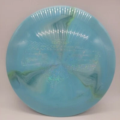 Discraft 2022 Andrew Presnell Tour Series Force - Blue Green Swirl/Ghost Glitter - Image 1 of 3