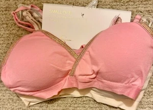 Girls Clothes Jessica Simpson 2 Pack of Training Bras Bralette Size S 7-8 - New - Picture 1 of 2