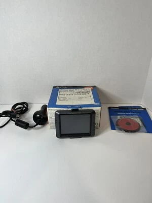 Garmin Nuvi 205 GPS w Cables Charger Adapter Mount & Box Bundle Tested Working - Image 1 of 4