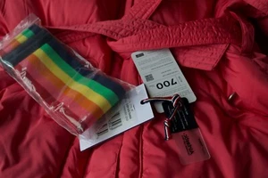 PERFECT MOMENT Belted PINK OVERSIZE PARKA ski jacket NEW SIZE LARGE 2 Belt £540 - Picture 1 of 11
