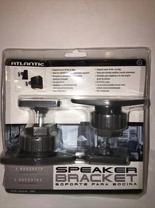 Atlantic Staffe Altoparlanti Set di 2 Inclinazione Girevole Orizzontale Montaggio Verticale SPB03 - Foto 1 di 2