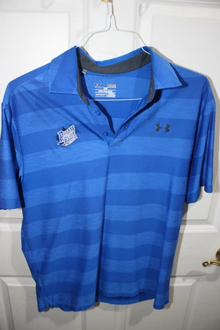 Under Armour Seton Hall University Pirate Blue San Francisco Polo Medium M Cover