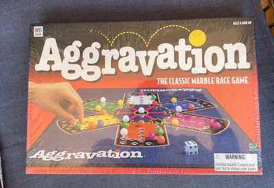 SELLADO Y COMO NUEVO ~ De colección 1989 Milton Bradley - ¡Juego de mesa AGRAVATION completo! Foto 1 de 4