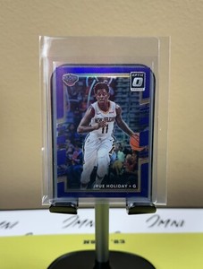 2017-18 Panini Donruss Optic Purple Prizm Jrue Holiday #93 Pelicans