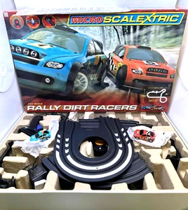 Rally Dirt Racers D41 Micro Scalextric 1:64 Scale Racing Track Set- G1096 - Picture 1 of 7