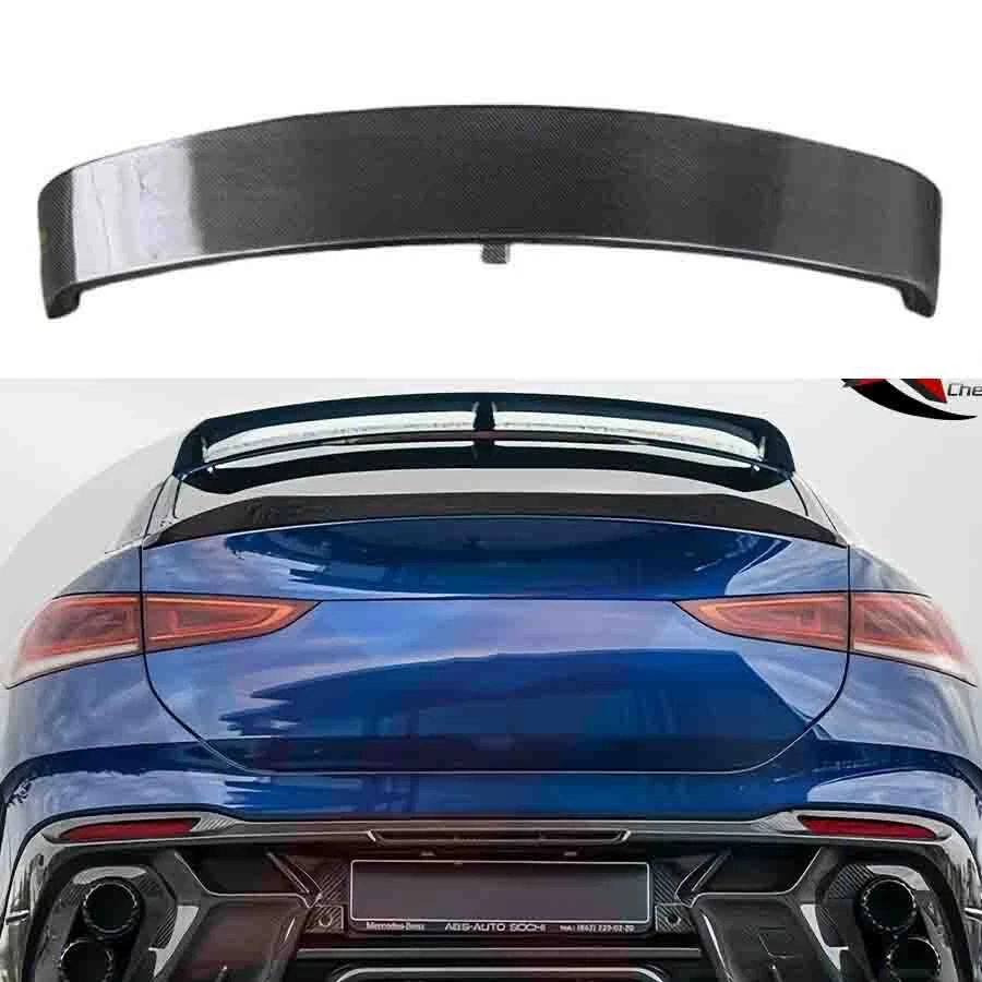 Alerón de techo trasero de fibra de carbono para Mercedes Benz GLE53 GLE63 cupé 2021-24 Foto 1 de 2