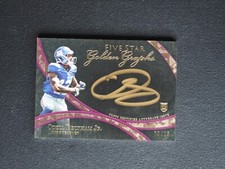 2014 Topps Five Star Odell Beckham Jr RC Golden Graphs AUTO Autograph #9/25 NMMT