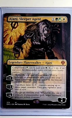 2022 MTG Magic The Gathering DMU Dominaria United #376 LP Ajani Sleeper Agent - Image 1 of 2