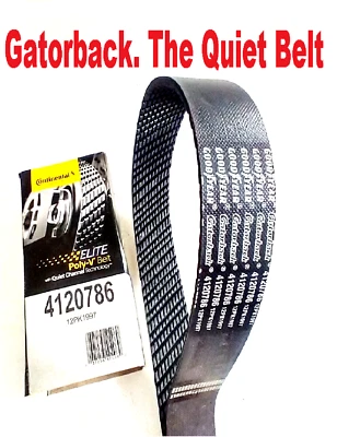 Cinturón Serpentine Poly-V The Quiet Belt Gatorback CONTINENTAL ELITE 4120786 Foto 1 de 4