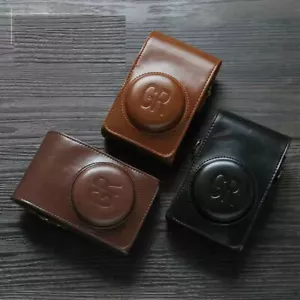 Leather Camera Case Bag Protector Cover For Ricoh GR GR2 - Picture 1 of 7