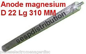 anode magnésium pour chauffe eau D 22 mm Lg 314 mm filetage M10 - Picture 1 of 1