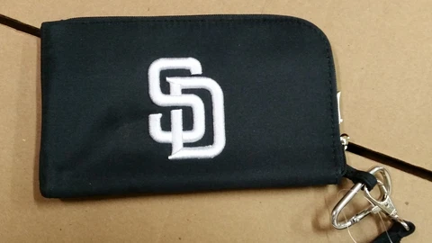 San Diego Padres ID Wallet Wristlet Cell Phone Case Charm 14 Purse Gift Cover