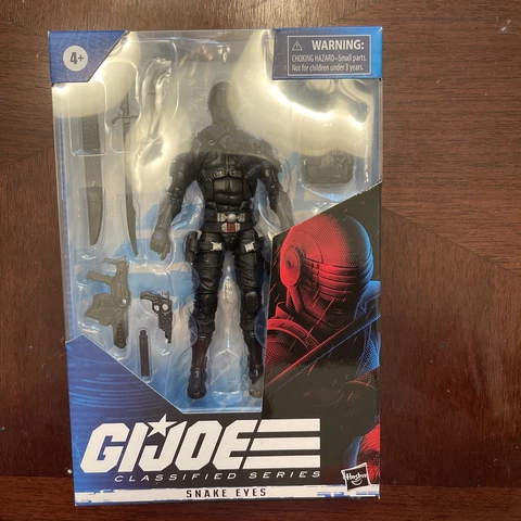 GI Joe Classified Series - Snake Eyes - New In Box 2020 Hasbro Cover