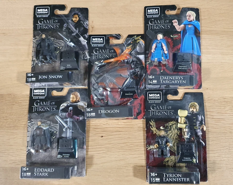 🔥 Mega Construx® game of thrones Figuren GVR75 & 76 ,78 & 79 & GVW89 🔥