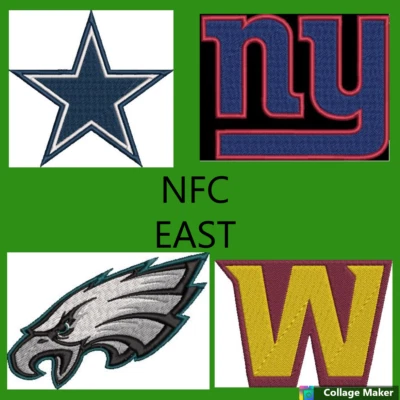 Pro Football Iron on Patches, Approx 4"  See Description for Size Details - Image 1 of 4