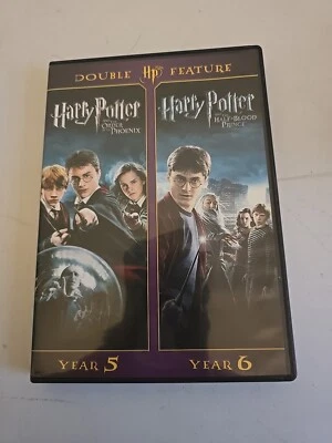 Harry Potter Double Feature Years 5 & 6 DVDs - Image 1 of 3