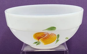 Ciotola in vetro latte 6" Fire King vintage anni 50 forno Gay Fad Peach - Foto 1 di 7