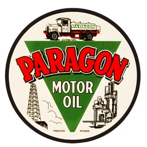 CALCOMANÍA PEGATINA DE CAMIÓN DE PETRÓLEO BOMBA DE GASOLINA PARA MOTOR DE COLECCIÓN PARAGON - Imagen 1 de 1