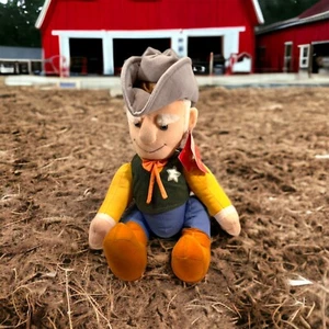 Fiesta Bob Jointed Doll Plush Western Sheriff Cowboy Where Everybody rides Pics - Picture 1 of 23