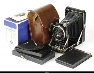 Kamera KW Patent Etui 6,5x9 Meyer Trioplan 4,5/10,5cm neuwertig Karton - Bild 1 von 14