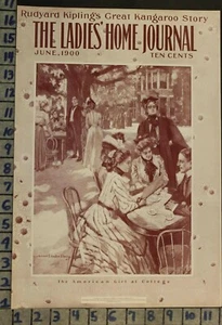 1900 ILLUS CHRISTY EDUCATION COLLEGE AMERICAN GIRL STUDENT GRAD COVER RI78 - Picture 1 of 1