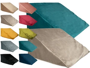 Keilkissenhülle ca. 62x49x30 cm kuscheliger Samt beties "Samt&Sonders" - Bild 1 von 19