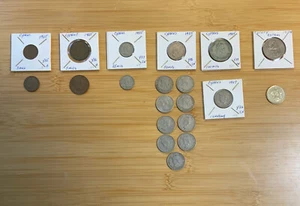 Lot von 20 Zypern Münzen - 1947-1988 - kein Silber - Bild 1 von 1