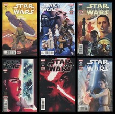 Star Wars The Force Awakens Comic Set 1-2-3-4-5-6 Episode VII ROTJ Movie sequel