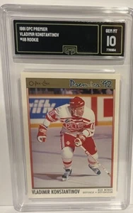 GMA 10 VLADIMIR KONSTANTINOV 1991/92 OPC O-Pee-Chee Premier ¡TARJETA DE NOVATO ALAS! - Imagen 1 de 1
