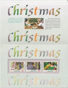 Australia 1992: Paquete de sellos de Navidad - Imagen 1 de 2