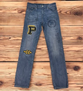 Jungen Polo Ralph Lauren The Sullivan Slim Varsity Patch Graffiti Jeans Gr. 14 Kinder - Bild 1 von 15